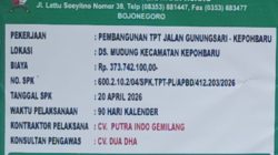 Dugaan Pelanggaran Proyek TPT Kepohbaru, Warga Soroti Kualitas Cor, Penjualan Limbah Galian, hingga Abaikan APD